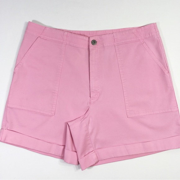 LIZ CLAIBORNE Pretty In Pink Lightweight Summer Shorts Size 12 - Picture 2 of 6